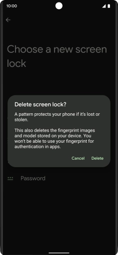 Press Delete.
