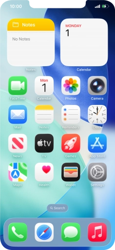 When the battery charging icon is displayed, charging is in progress.
