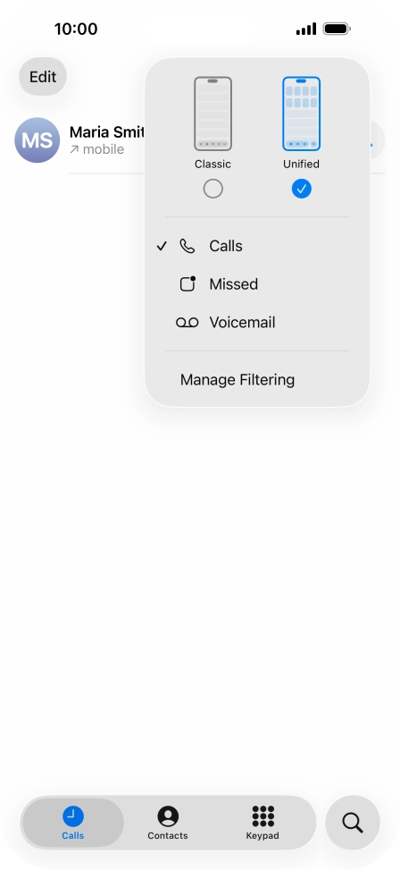 Press Voicemail.