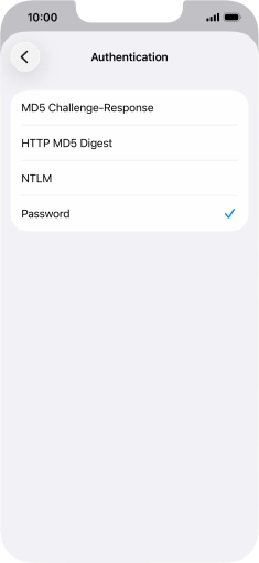 Press Password.