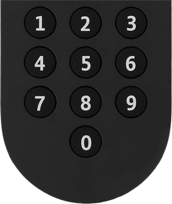 Key in the number of the required TV channel by pressing the numeric keys.
