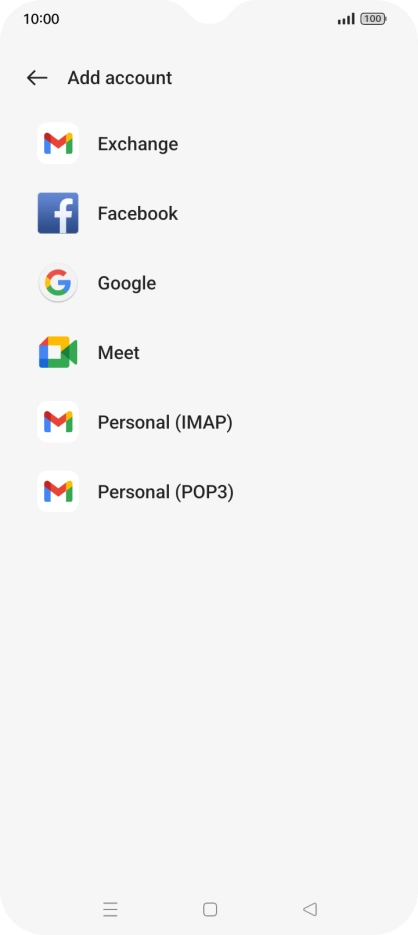 Press Google.