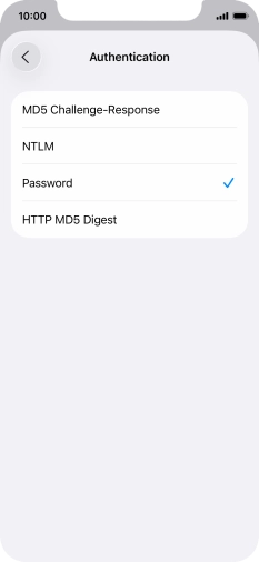 Press Password.