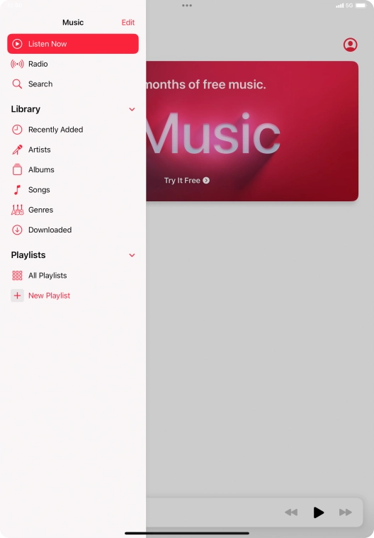 Press New Playlist.
