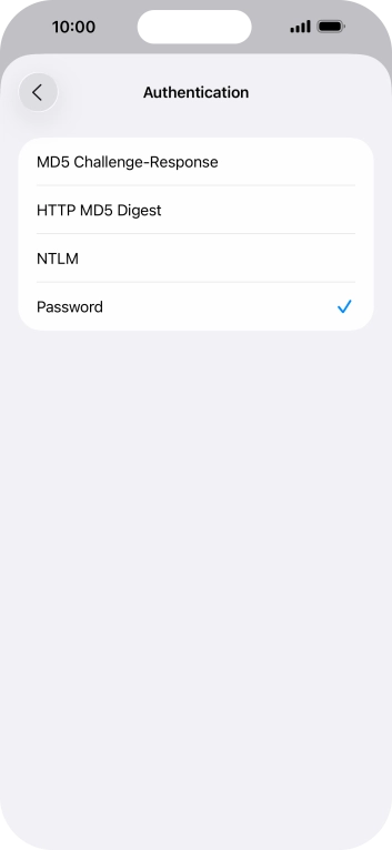 Press Password.