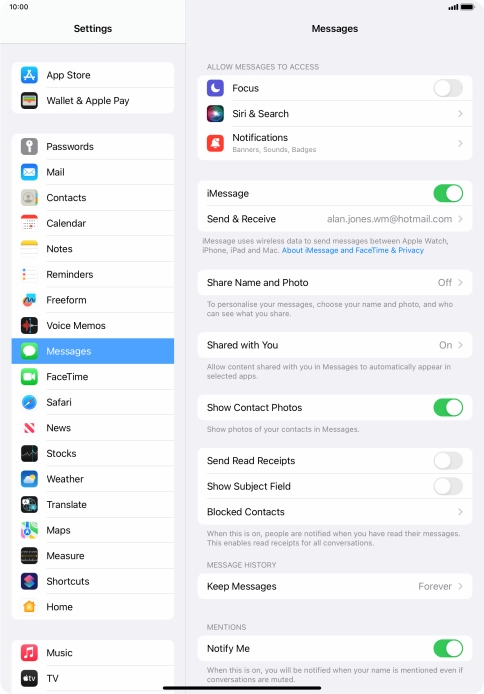 Slide your finger upwards starting from the bottom of the screen to return to the home screen.