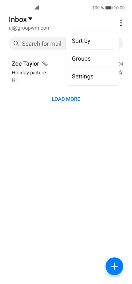 Press Settings.