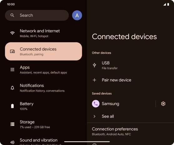 Slide your finger upwards starting from the bottom of the screen to return to the home screen.