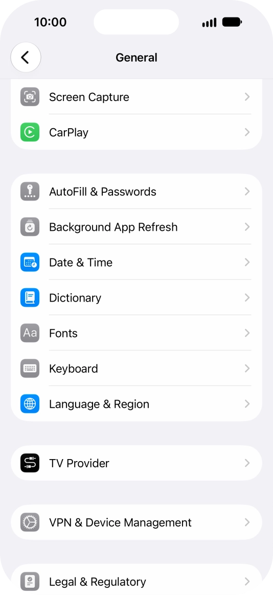 Press Background App Refresh.