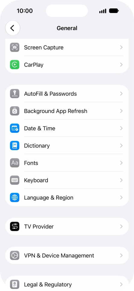 Press Background App Refresh.