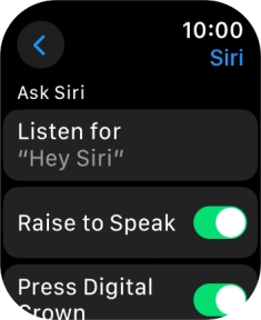 Press Listen for.