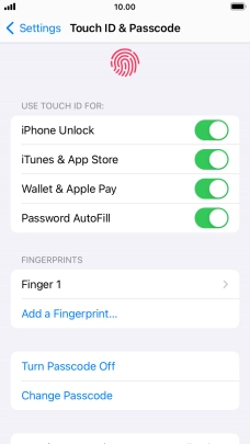 Press the indicators to turn the function on or off.