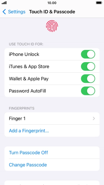 Press the indicators to turn the function on or off.