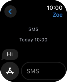 Press SMS.
