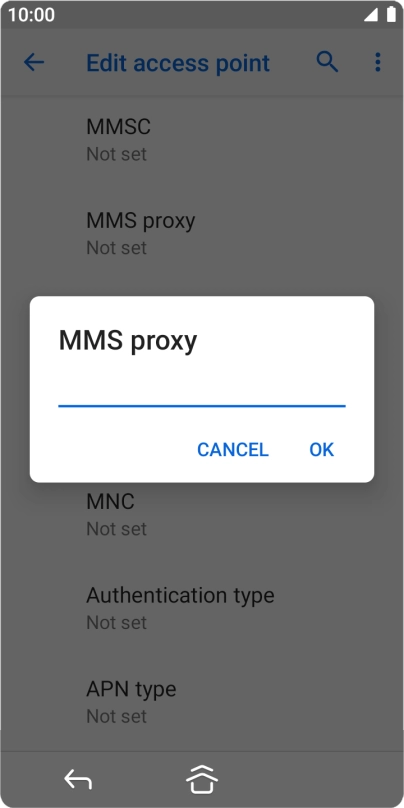Key in 149.254.201.135 and press OK.