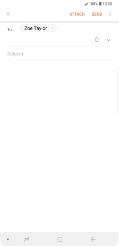 Press Subject and key in the required subject.