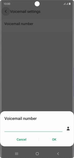 Key in +447953222222 and press OK.