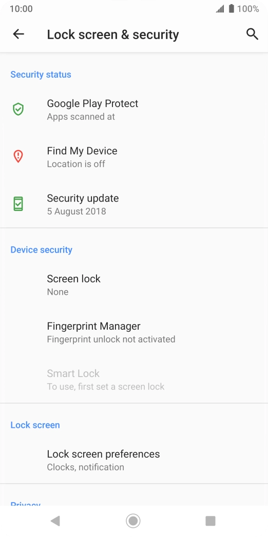 Press the Home key to return to the home screen.