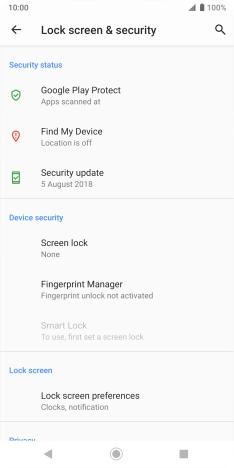 Press the Home key to return to the home screen.