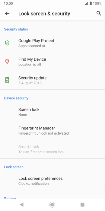 Press the Home key to return to the home screen.