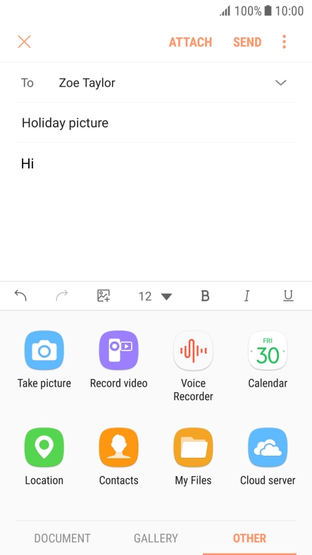 Press My Files and go to the required folder.