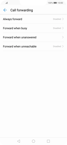 Press the Home key to return to the home screen.
