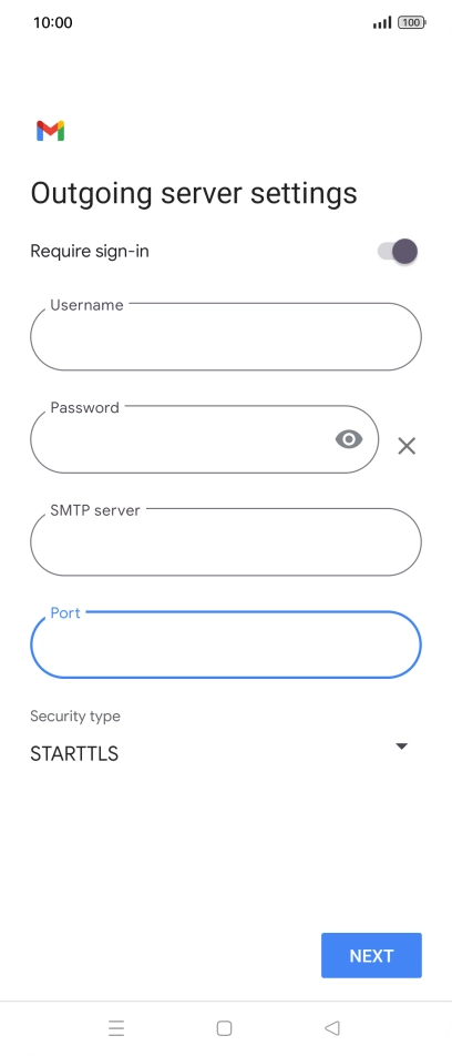Press the drop down list below 