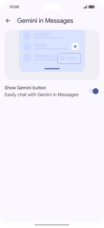 Press arrow left the necessary number of times to return to the list of messages.
