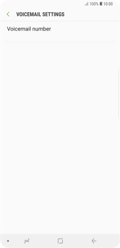 Press Voicemail number.