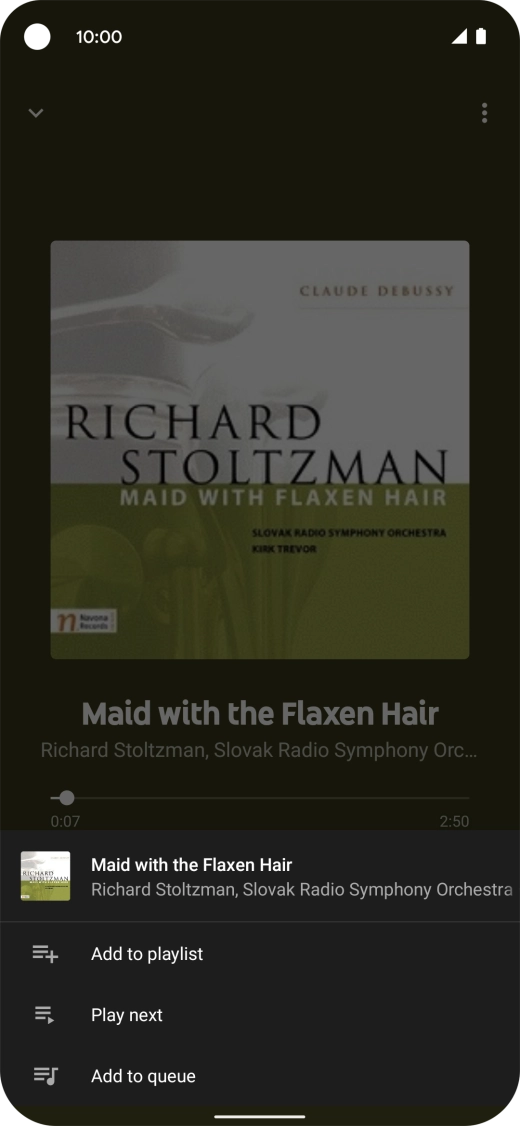 Press Add to playlist.