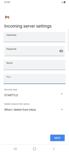 Press the drop down list below 