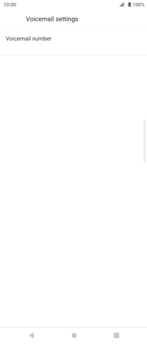 Press Voicemail number.