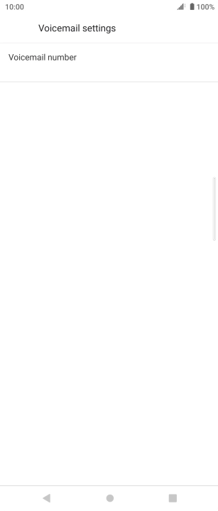 Press Voicemail number.