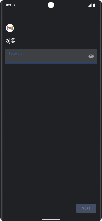 Press the field below 