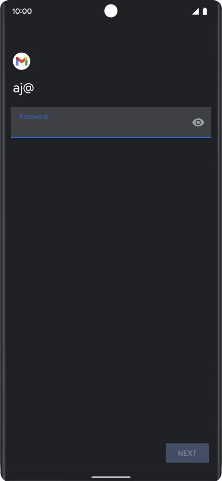 Press the field below 