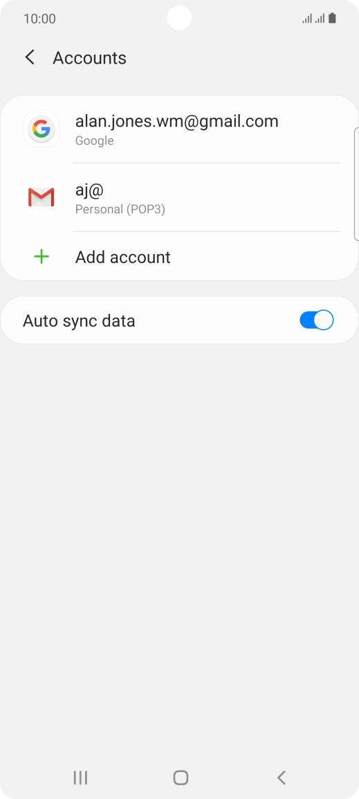 Press the Home key to return to the home screen.
