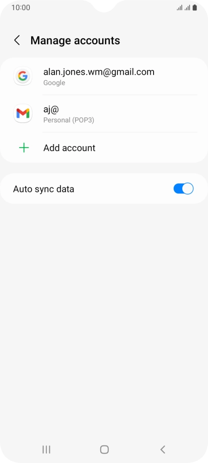 Press the Home key to return to the home screen.
