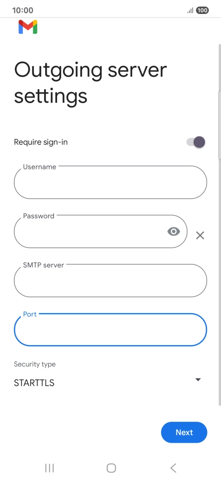 Press the drop down list below 