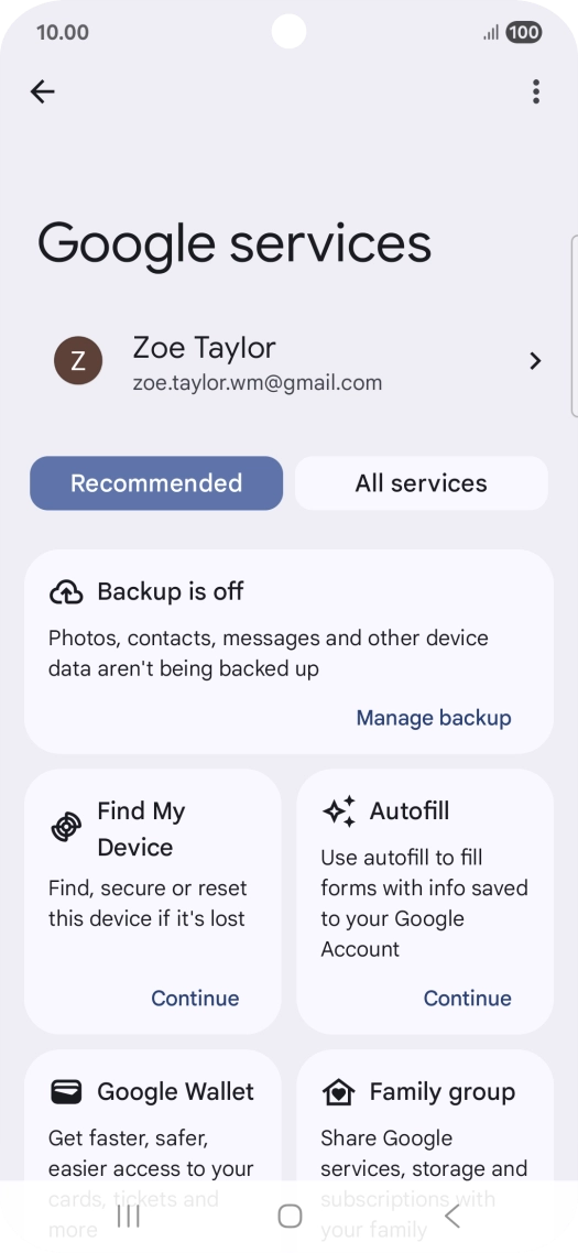 Press Find My Device.