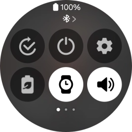 Press the low power mode icon to turn on the function.