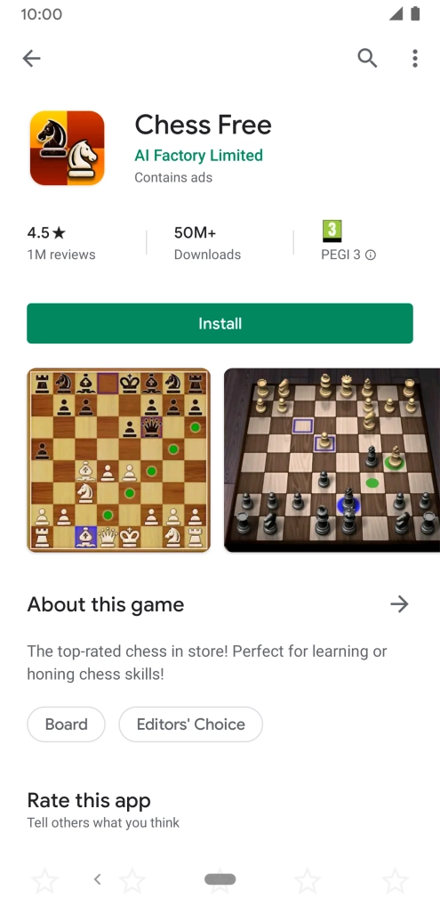 Press the Home key to return to the home screen.