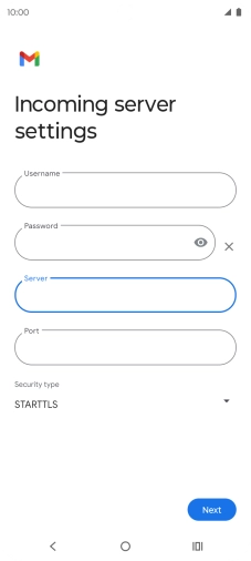 Press the field below 