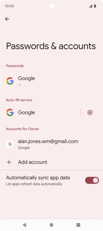 Slide your finger upwards starting from the bottom of the screen to return to the home screen.