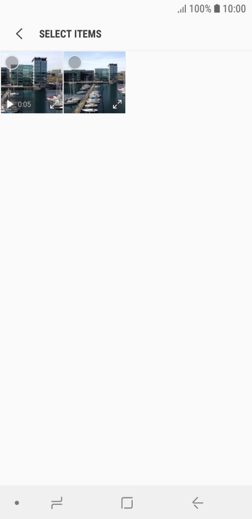 Press the required picture.