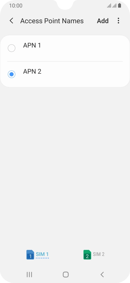 Press the Home key to return to the home screen.
