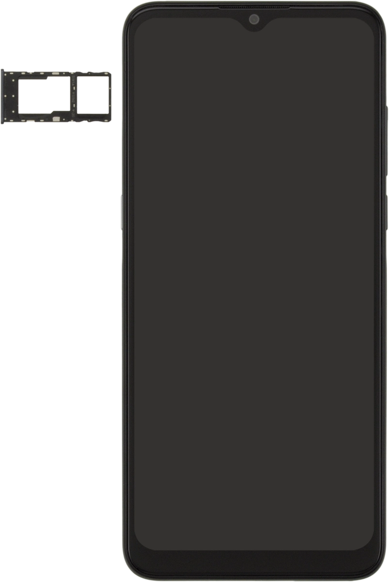 Turn your SIM so the angled corner of the SIM matches the angled corner of the SIM holder and place your SIM in the SIM holder.