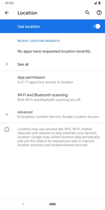 Press App permission.