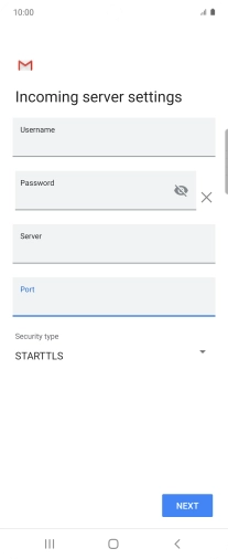 Press the drop down list below 