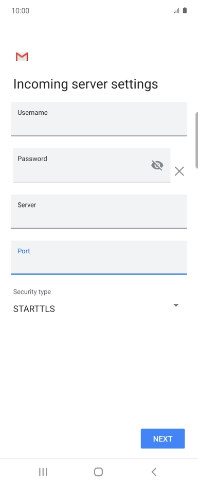 Press the drop down list below 