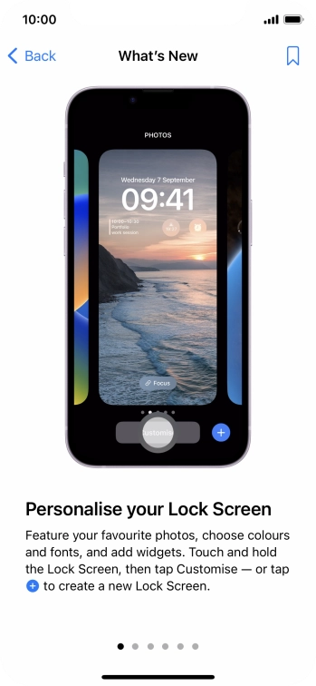 Slide your finger upwards starting from the bottom of the screen to return to the home screen.